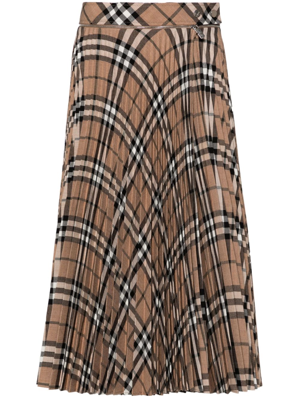 Midi skirt with logo BURBERRY 8095798 GIUC1202 - Ancote