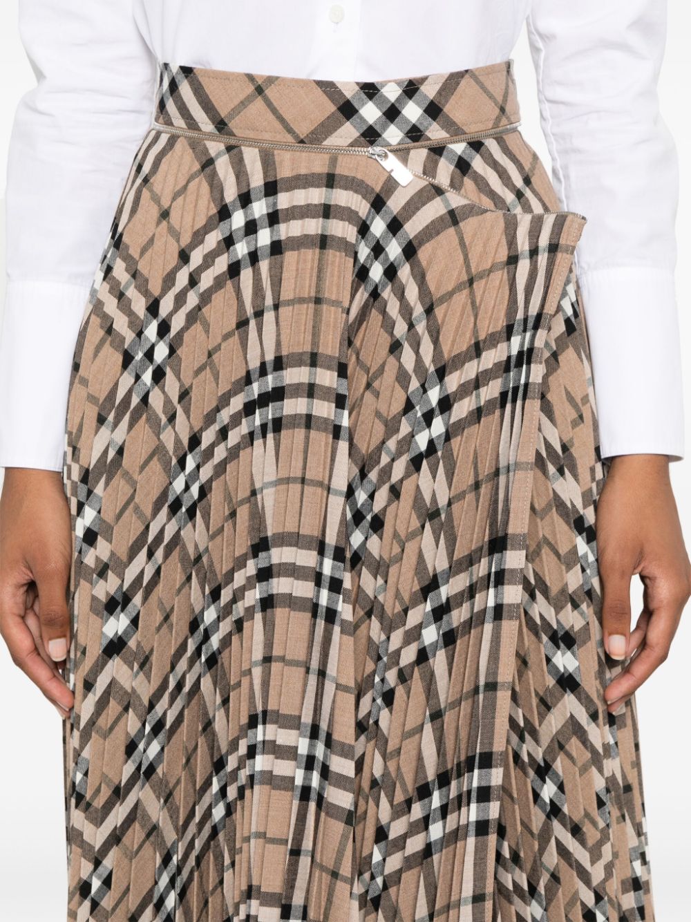 Midi skirt with logo BURBERRY 8095798 GIUC1202 - Ancote