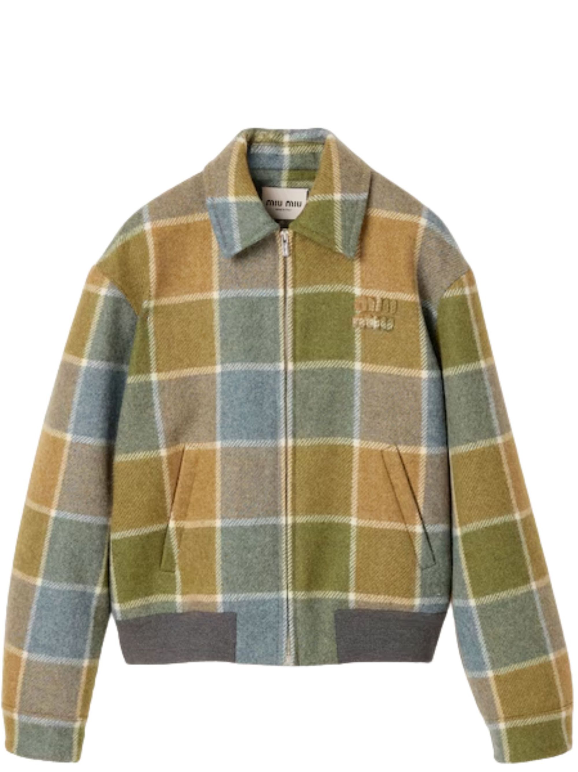 MIU MIU ミリタリージャケット MIU MIU Corduroy Jacket GREEN | Base Blu