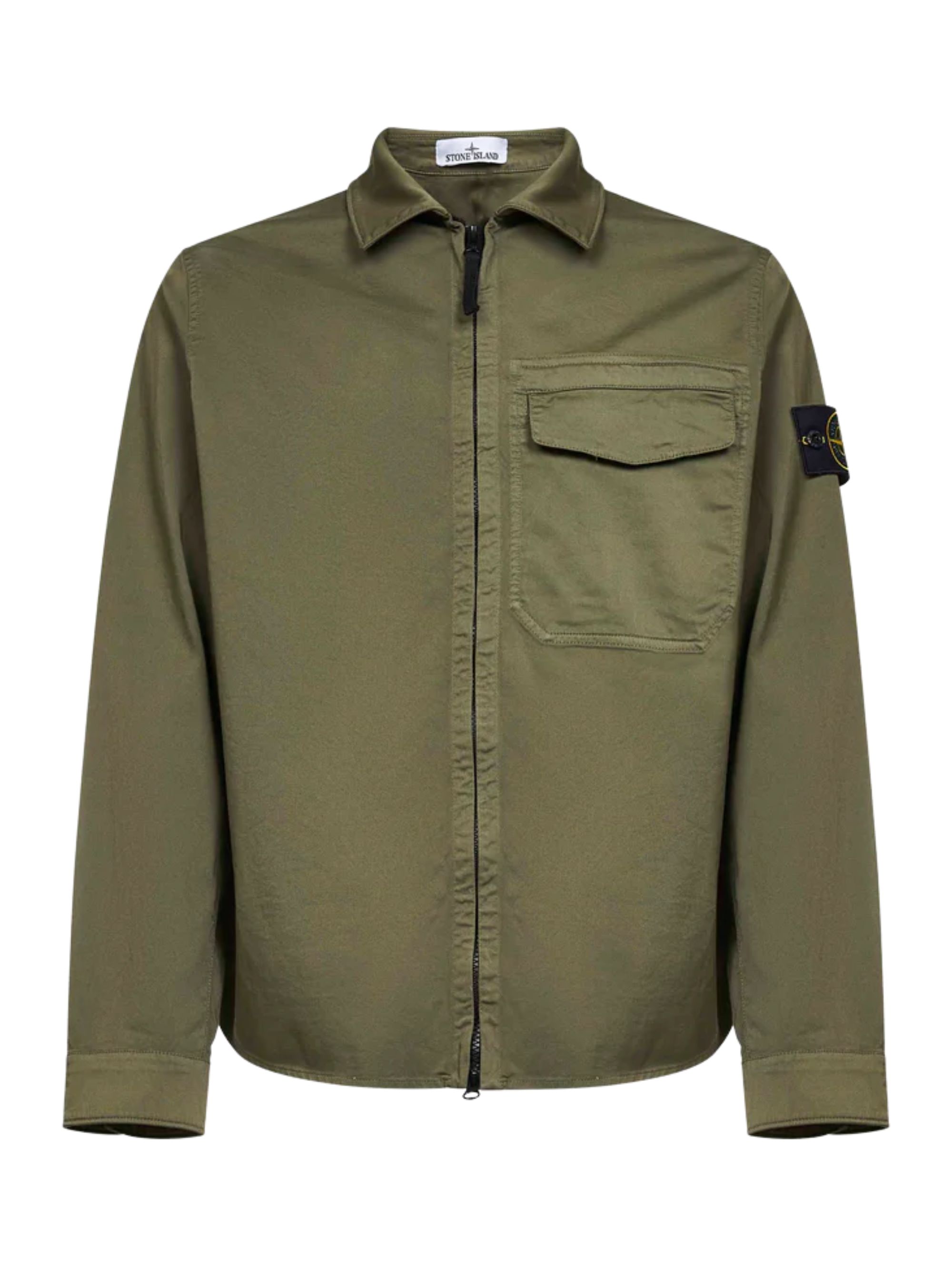 Zip-Up Overshirt STONE ISLAND L1S151200015S0012 V005G - Ancote
