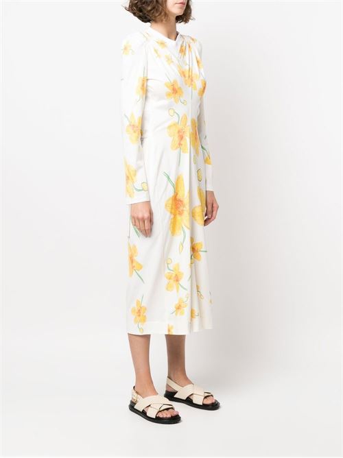 Dress with flower print MARNI | ABJE0800O0UTC130ORW01