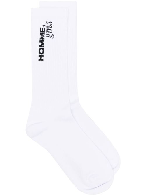 Calzini con logo HOMMEGIRLS | HGSX001WHITE