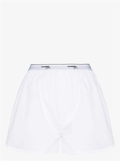 Boxer con logo HOMMEGIRLS | HGUN001WHITE