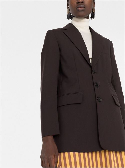 Blazer monopetto in lana MARNI | GIMA0186BUTW83900M95