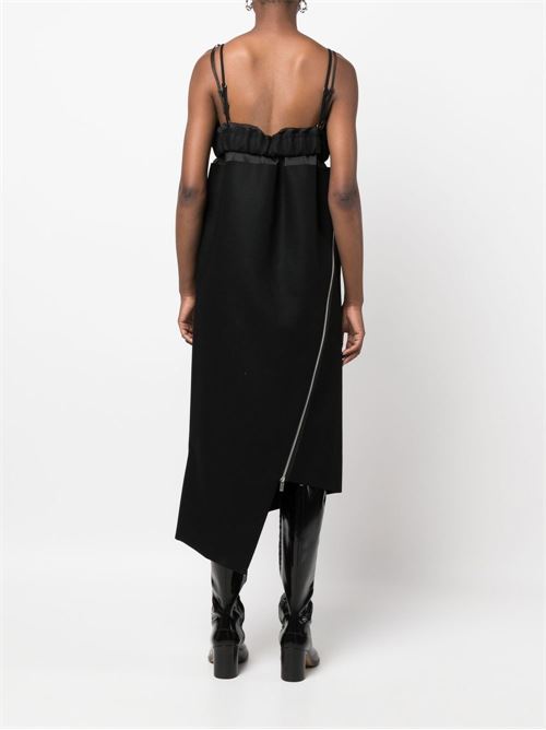 Asymmetrical midi dress SACAI | 06260001