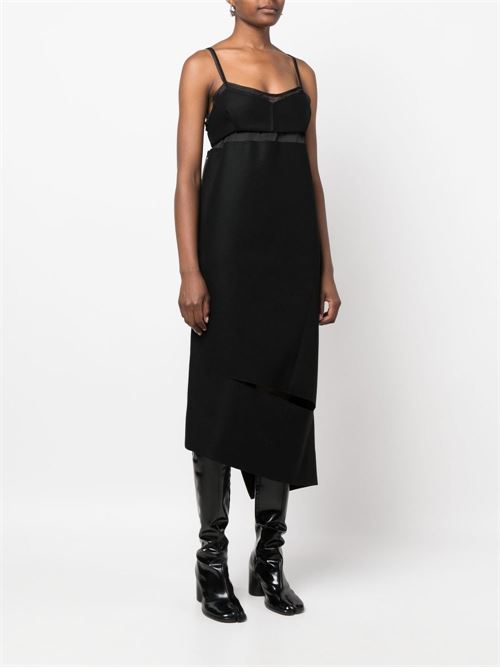 Asymmetrical midi dress SACAI | 06260001