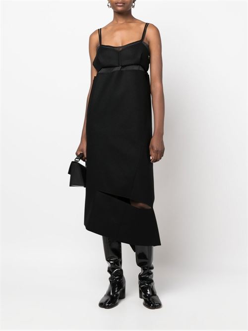 Asymmetrical midi dress SACAI | 06260001