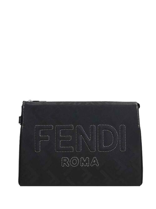 Leather clutch FENDI | 7VA564AP15F0GXN