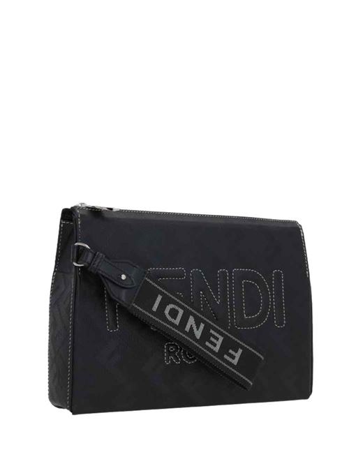 Leather clutch FENDI | 7VA564AP15F0GXN