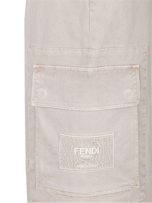 Pantalone in gabardine FENDI | FB0886AO6YF1LU2