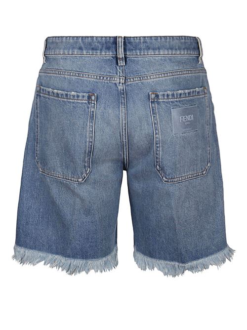 Bermuda shorts in denim FENDI | FLP307AN4WF0QG0