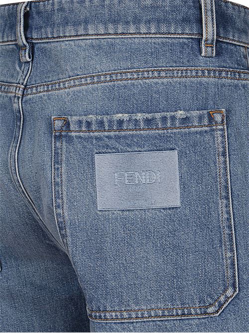 Bermuda in denim FENDI | FLP307AN4WF0QG0