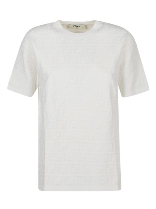 T-shirt logata FENDI | FZX999ANJPF0ZNM