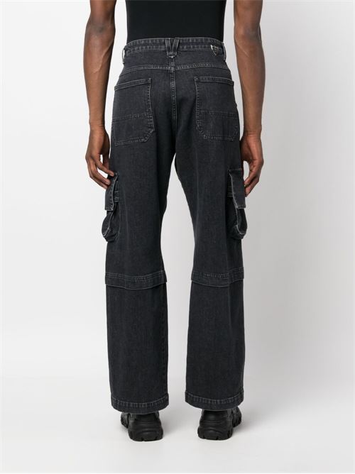 Cotton cargo pants HTC | HTPA003BLACK