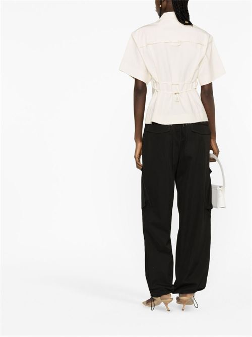 Cotton shirt with ruffle details JACQUEMUS | 23E231SH0301053110