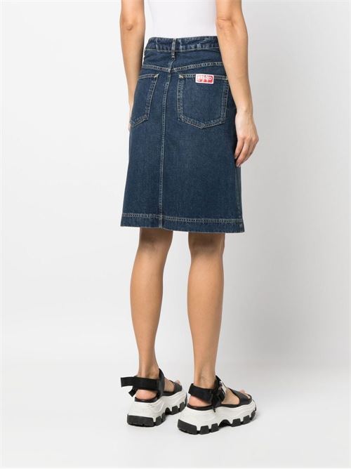 Denim skirt KENZO | FD52DJ2716B2DARKSTONEBLU