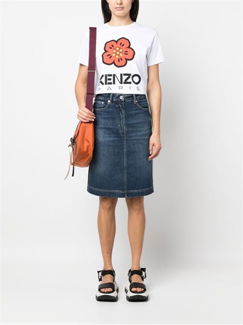 Denim skirt KENZO | FD52DJ2716B2DARKSTONEBLU