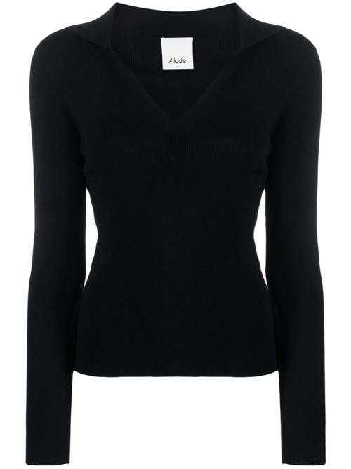 Cashmere v-neck sweater ALLUDE | 23564002414