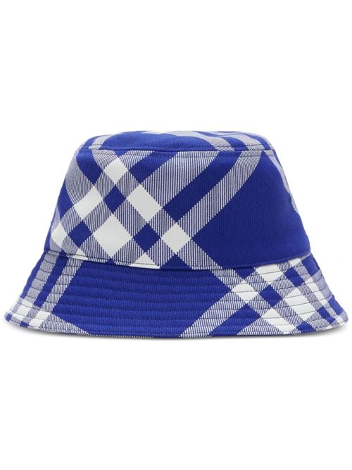 Hat with check motif BURBERRY | 8079490BUCKETB7369