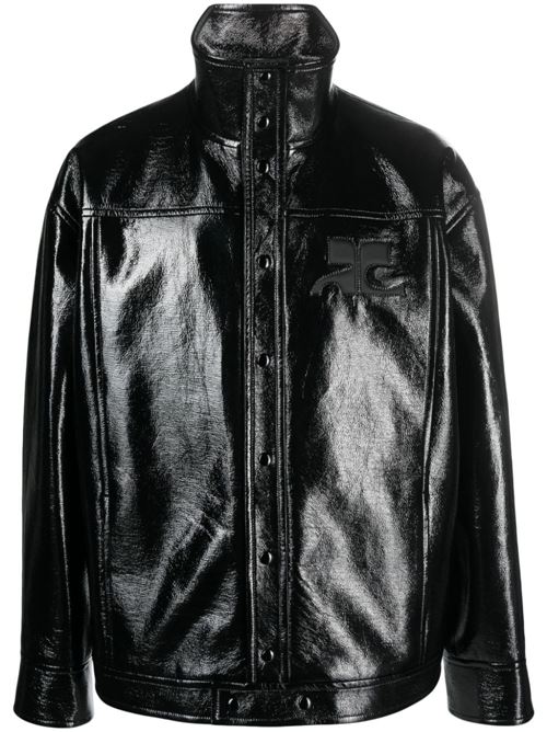 Leather jacket COURRÈGES | 323CBL118VY00149999