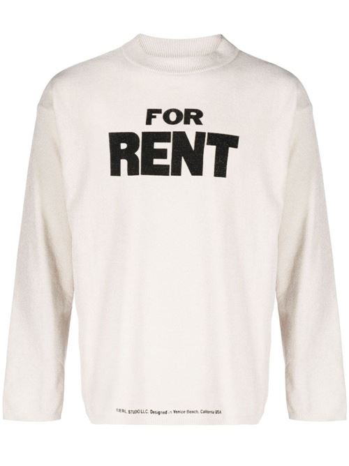 Sweatshirt with logo ERL | ERL07N026WHITE