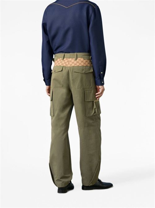 Logoed trousers GUCCI | 751436ZANW63550