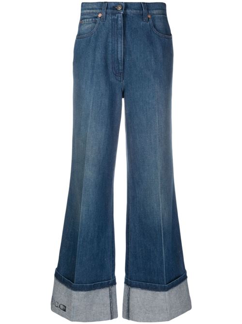 Pantalone in denim GUCCI | 757148XDCLE4220