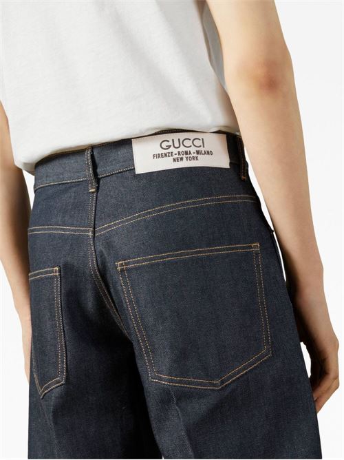 Jeans in denim GUCCI | 758152XDCN64100