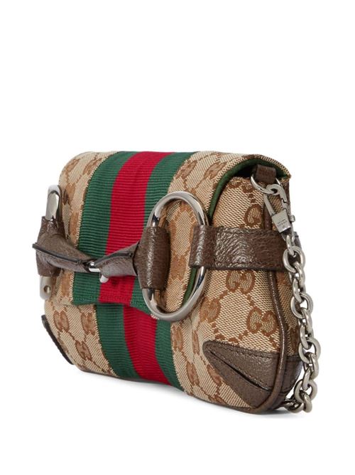 Borsa a mano New Horsebit piccola GUCCI | 764339FACM28747