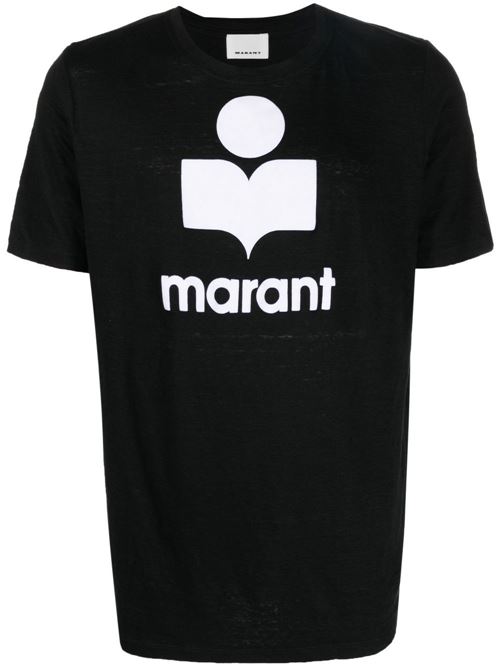 Linen T-shirt MARANT | 23PTS0045HAA1N08H01BK