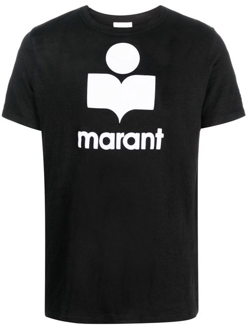 Linen T-shirt MARANT | 23PTS0045HAA1N08H01BK