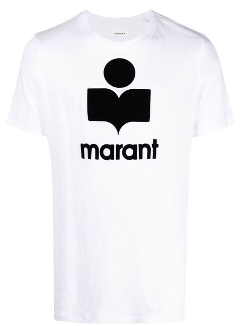 Linen T-shirt MARANT | 23PTS0045HAA1N08H20WH