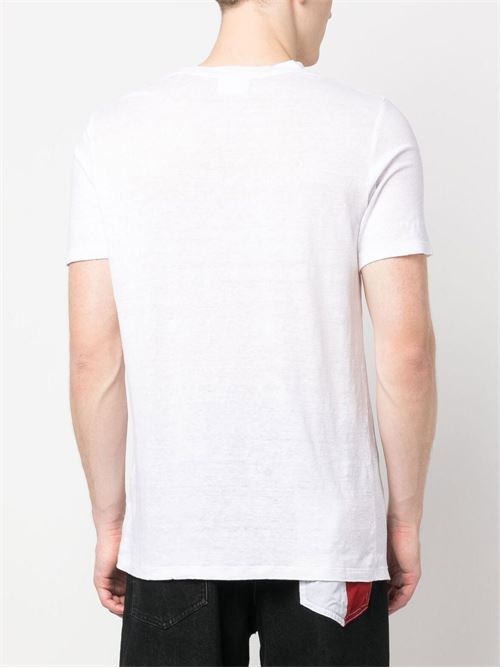 T-shirt in lino MARANT | 23PTS0045HAA1N08H20WH