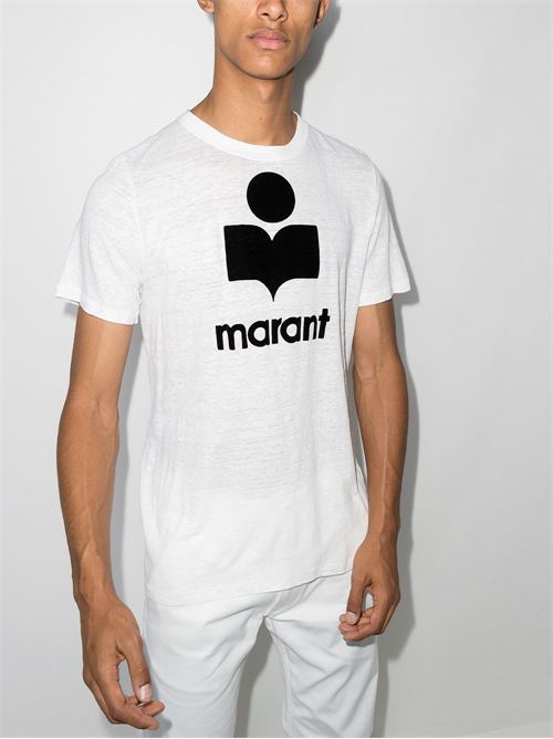 Linen T-shirt MARANT | 23PTS0045HAA1N08H20WH