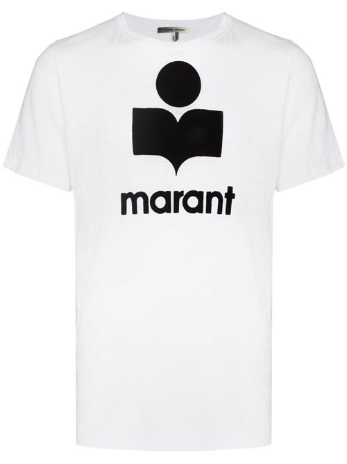 Linen T-shirt MARANT | 23PTS0045HAA1N08H20WH