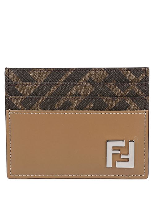 Credit card holder with logo FENDI | 7M0164AFF2F1M6E