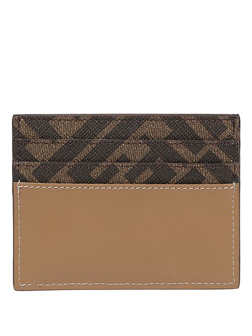 Credit card holder with logo FENDI | 7M0164AFF2F1M6E