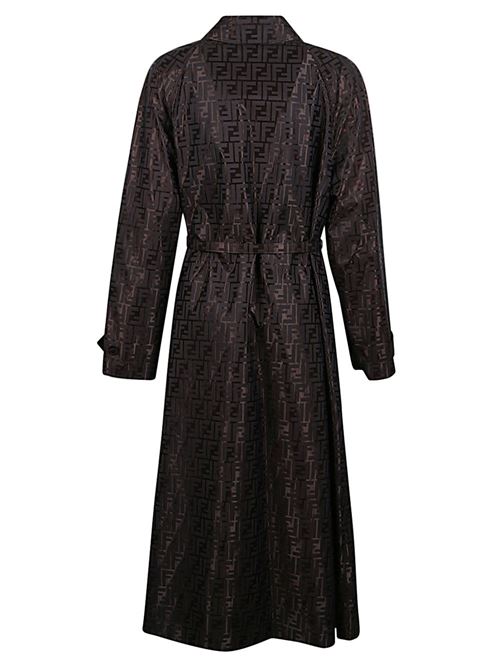 Jacquard overcoat FENDI | FF8998AM3UF0TU7