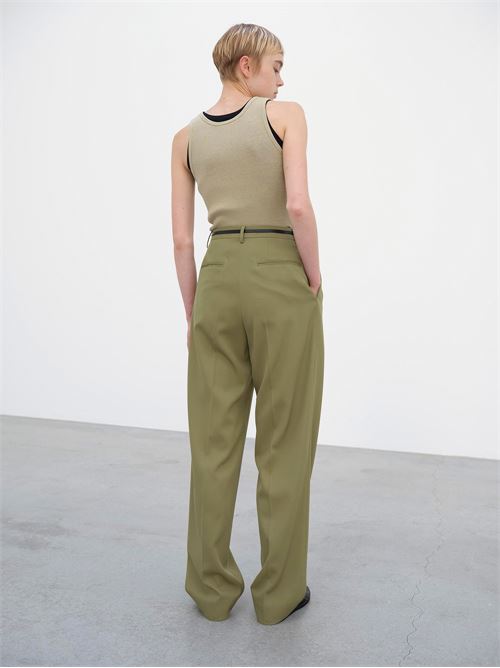 Wool trousers AURALEE | A24SP05MGKHAKI