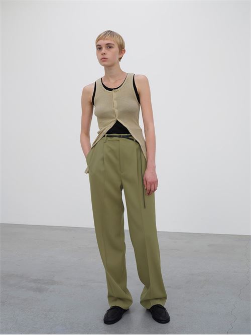 Wool trousers AURALEE | A24SP05MGKHAKI