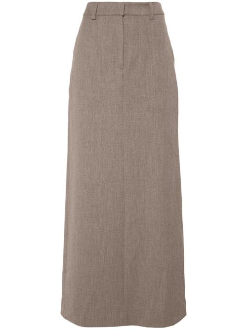 Minter maxi skirt BEAUFILLE | BFRS24S07MINTERHEATHERBROWN