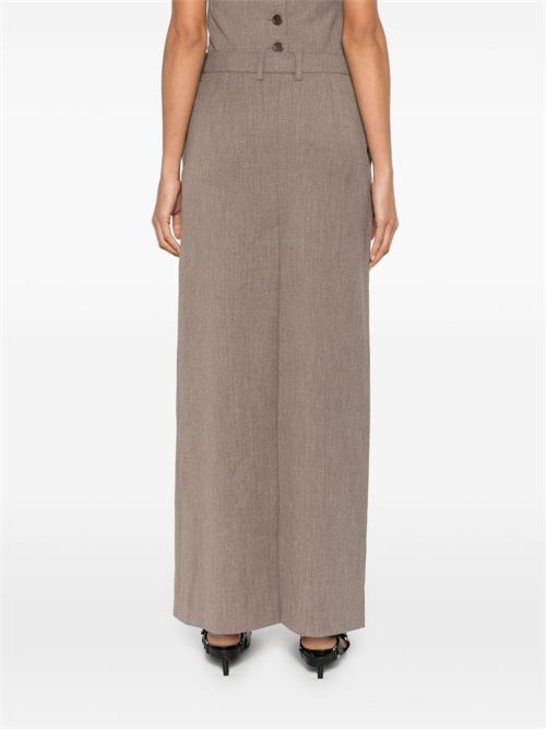 Minter maxi skirt BEAUFILLE | BFRS24S07MINTERHEATHERBROWN