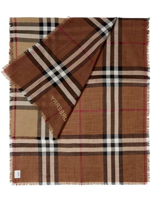 Scarf with logo BURBERRY | 8074200DFCHECKA7026