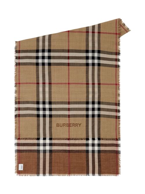 Scarf with logo BURBERRY | 8074200DFCHECKA7026