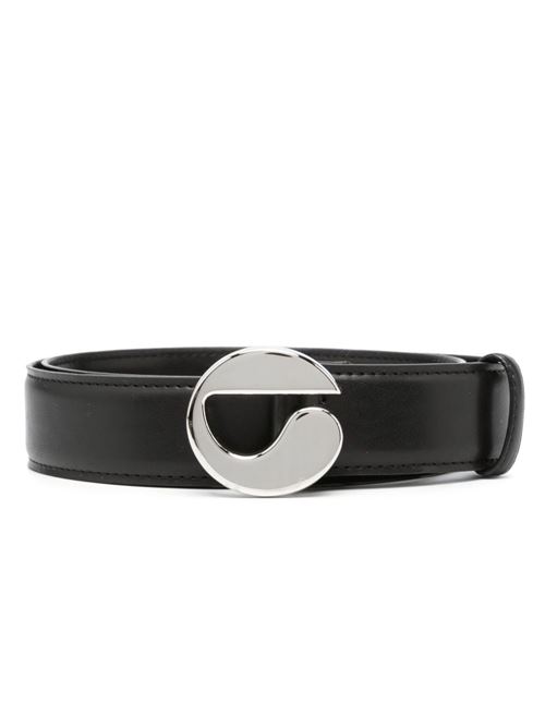 Leather belt with logo COPERNI | COPBE01405CBLACK