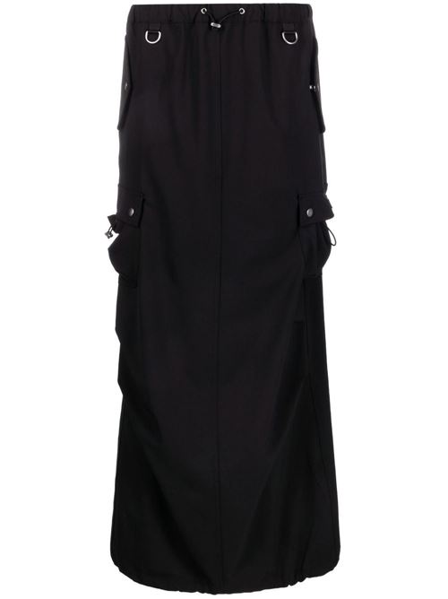 Tailored cargo maxi skirt COPERNI | COPJ21BIS106CBLACK