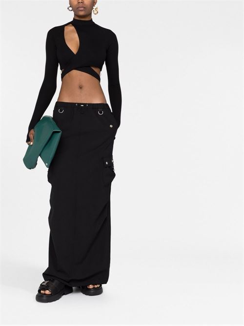 Tailored cargo maxi skirt COPERNI | COPJ21BIS106CBLACK