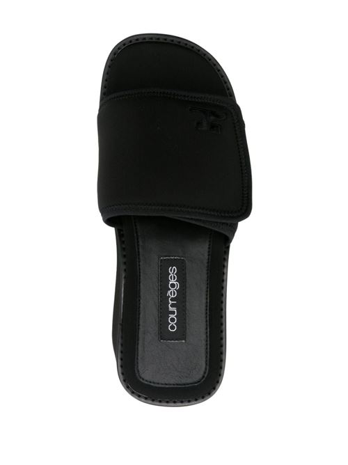 Slipper with logo COURRÈGES | 124SSD007NE00059999