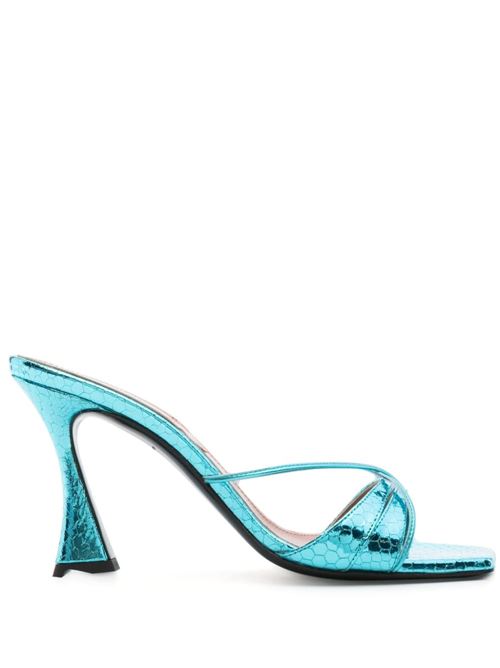 Lust Mule high heels D'ACCORI | V1LT01LUSTMULECHAMELEONBLUE