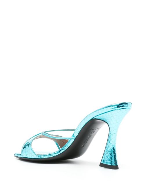 Lust Mule high heels D'ACCORI | V1LT01LUSTMULECHAMELEONBLUE